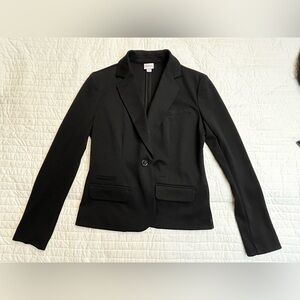 Merona Women`Black Blazer single button